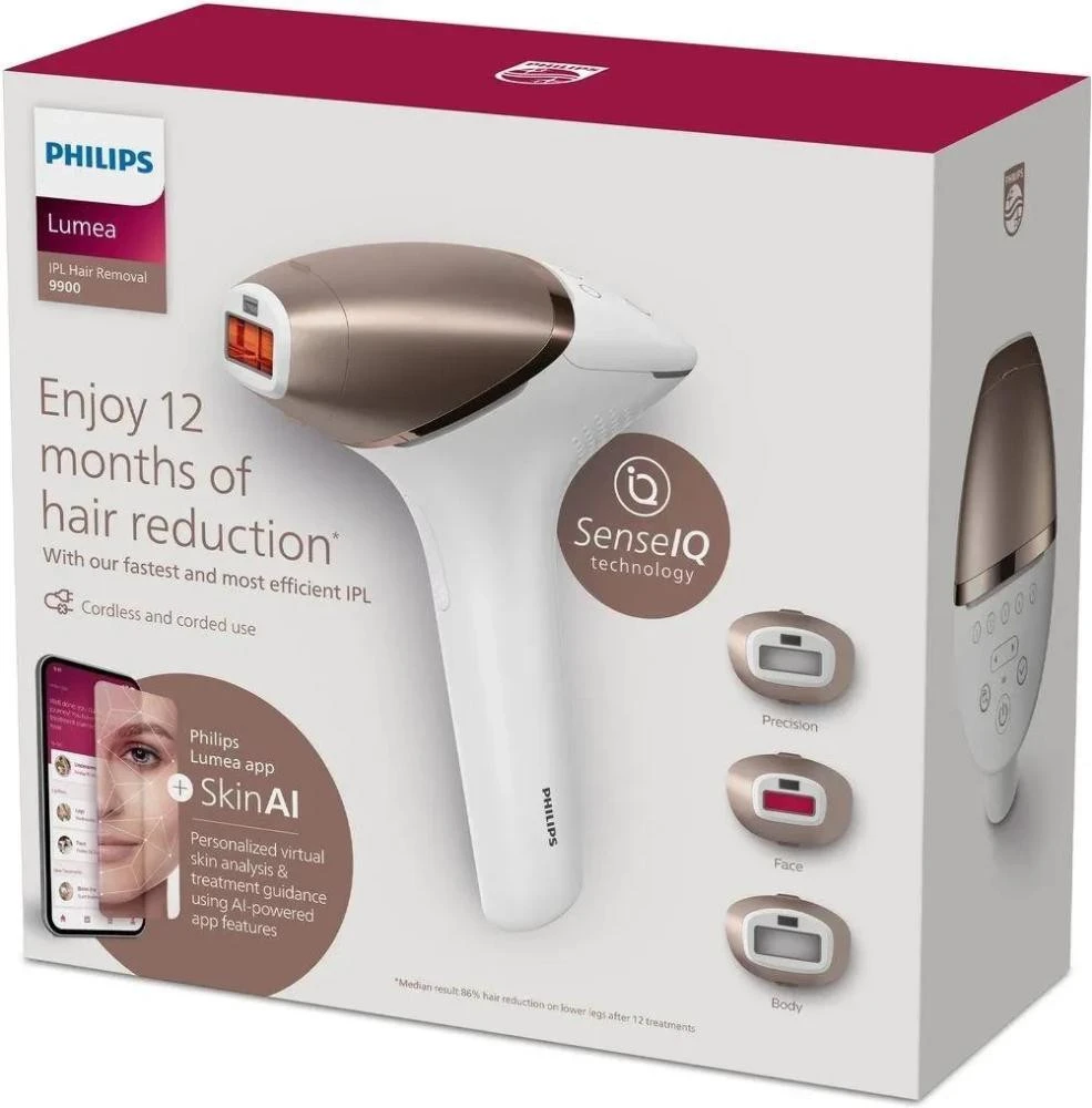 Фотоэпилятор Philips Lumea IPL 9900 Series BRI973/00 White