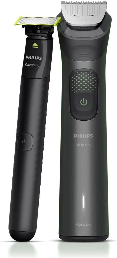 Машинка для стрижки+Триммер для тела (бодигрумер) Philips Series 9000 MG9556/15 Gray