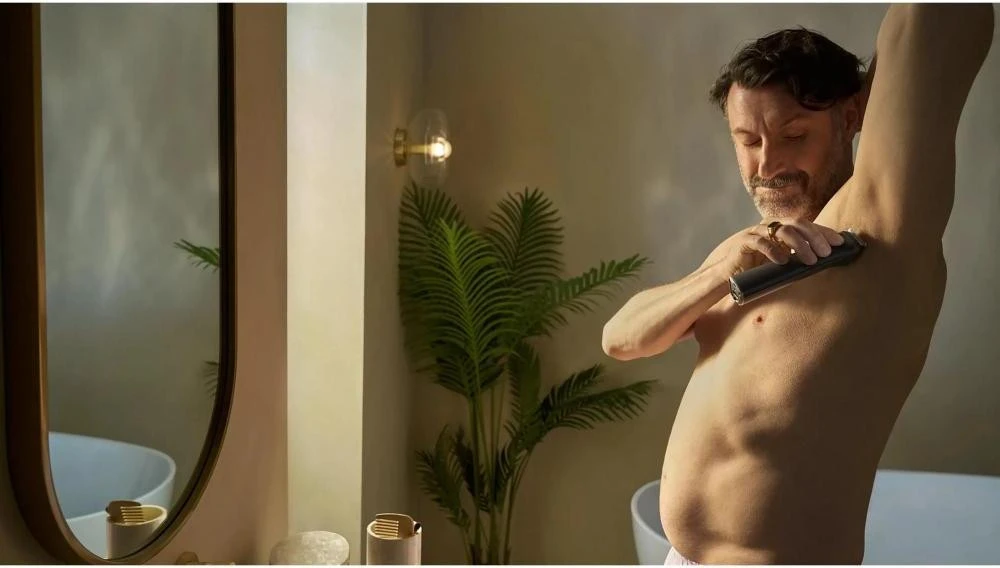 Машинка для стрижки+Триммер для тела (бодигрумер) Philips Series 9000 MG9556/15 Gray