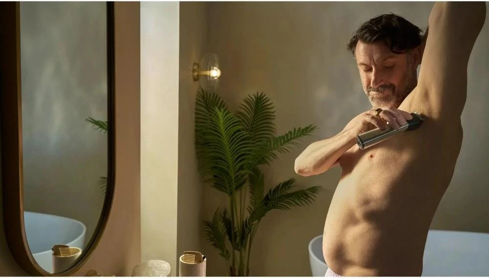 Машинка для стрижки+Триммер для тела (бодигрумер) Philips Series 9000 MG9558/15 Gray