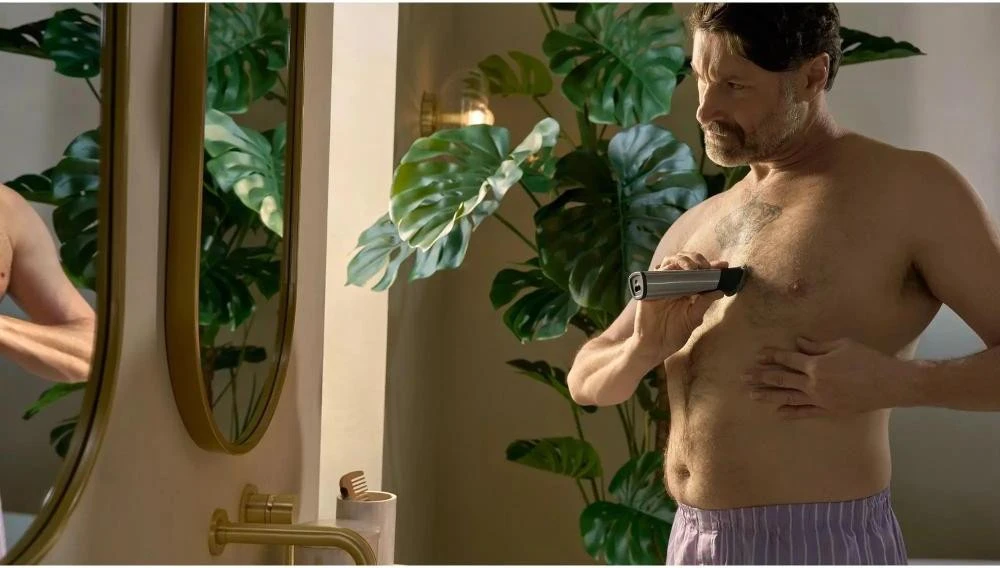 Машинка для стрижки+Триммер для тела (бодигрумер) Philips Series 9000 MG9558/15 Gray