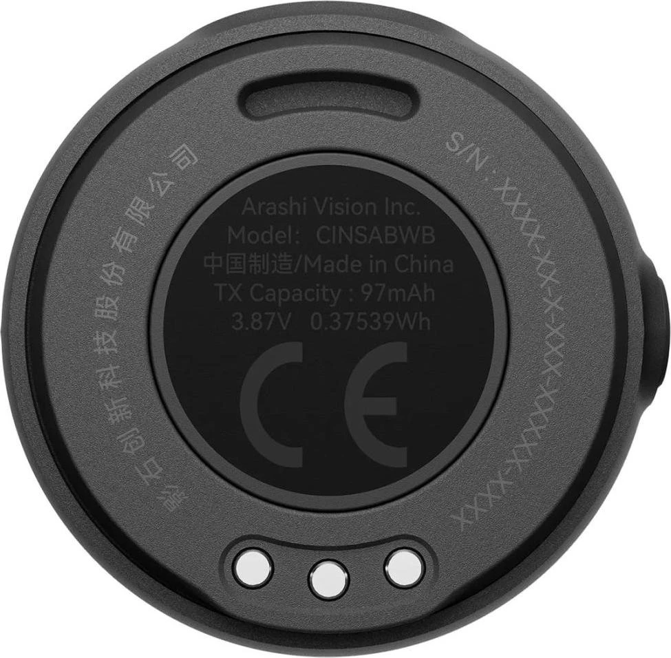 Микрофонная радиосистема для камеры, для смартфона Insta360 Mic Air (1TX+1RX) CINSABWA/WB