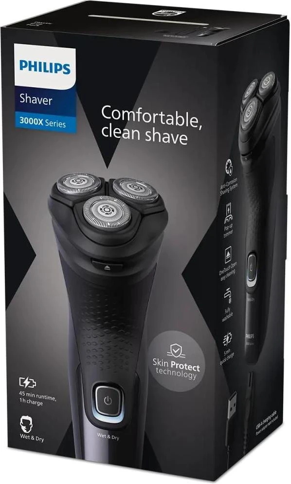 Philips Shaver Series 3000X X3051/00 Black