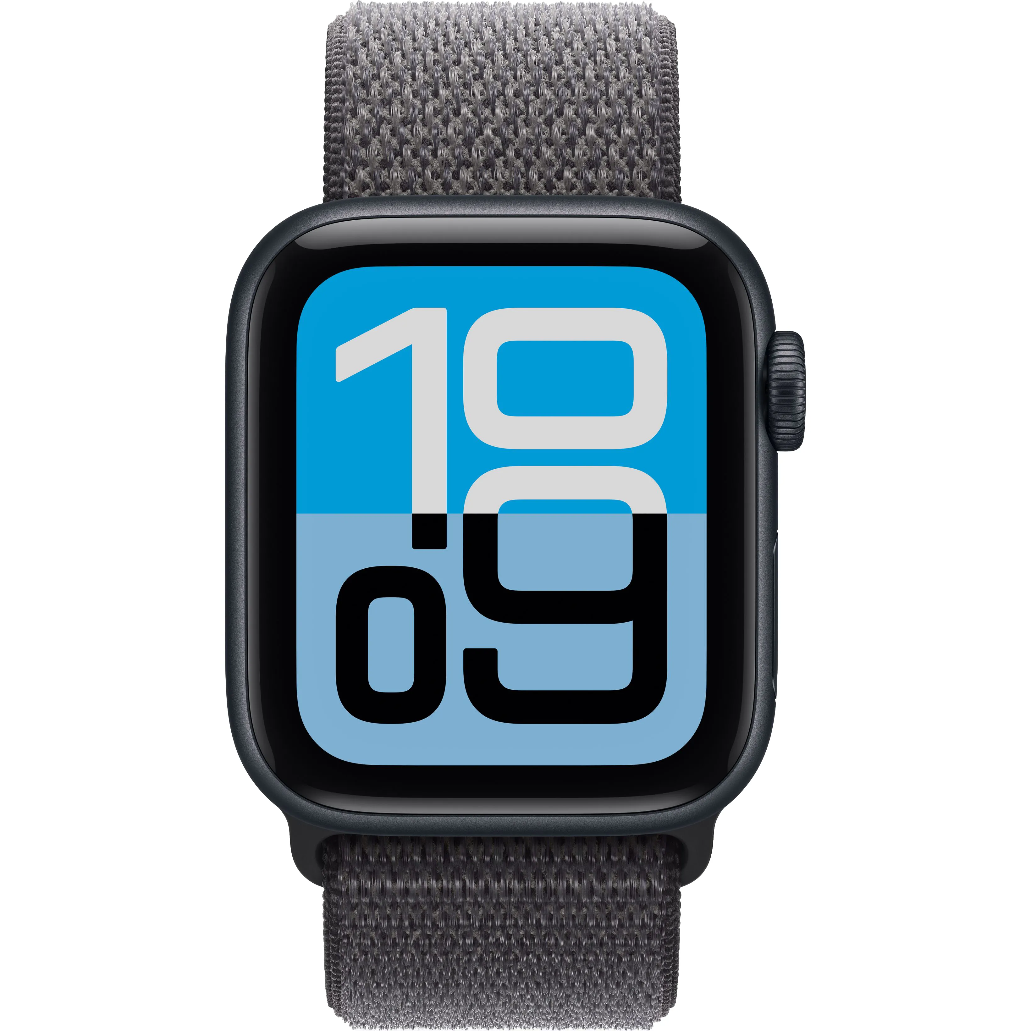 Apple Watch SE 3 GPS 40mm Midnight Aluminum Case with Dark Gray Sport Loop (MEHX4+MFFA4)