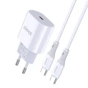 МЗП Jokade JB010 (USB-C/PD20W) + кабель Type-C to Lightning White