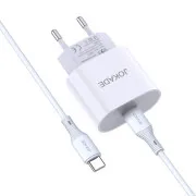 СЗУ Jokade JB010 (USB-C/PD20W) + кабель Type-C to Lightning White