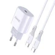 СЗУ Jokade JB010 (USB-C/PD20W) + кабель Type-C to Lightning White