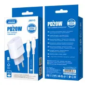СЗУ Jokade JB010 (USB-C/PD20W) + кабель Type-C to Lightning White