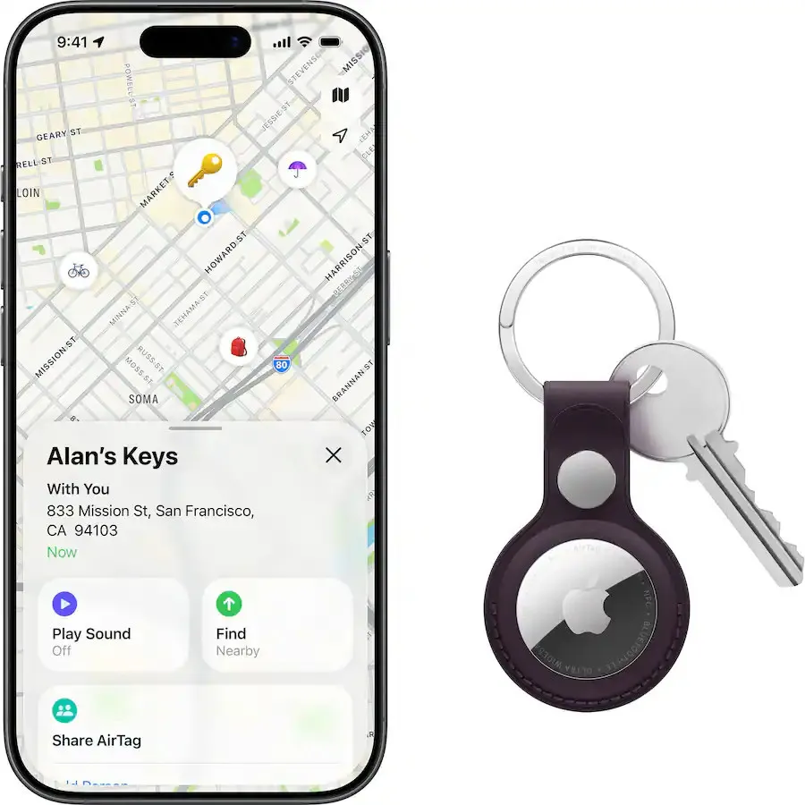 Трекер Apple AirTag 2nd generation - 1 pack (MFE94) Тип: Трекер / Покоління: AirTag 2nd gen