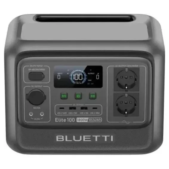 Зарядна станція BLUETTI Elite 100 V2 (P-EL100V2-EU-GB-BL-010) Bio-based plastic Europe