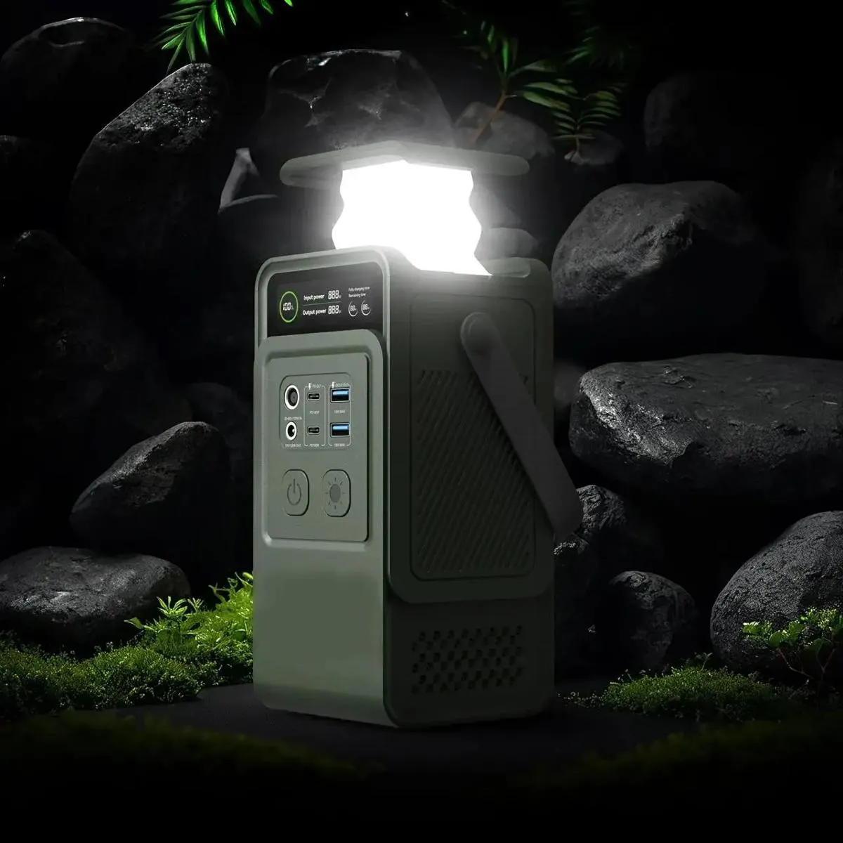 Power Bank Solar AP200L LiFePO4 140W 60000mAh