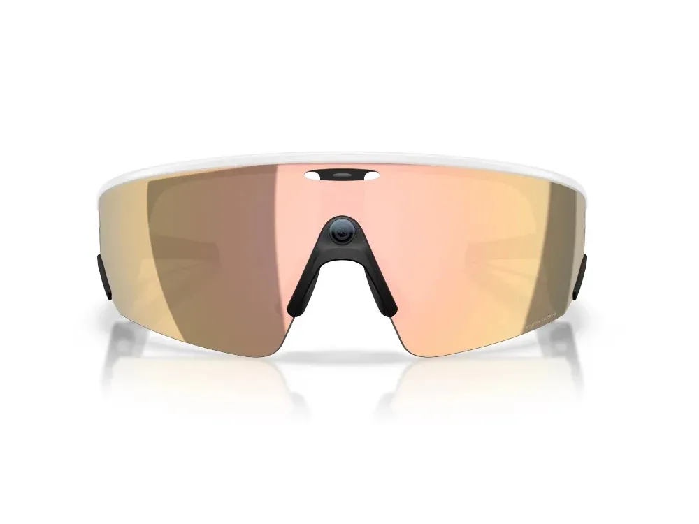 OAKLEY Meta Vanguard AI Glasses White | Prizm Rose Gold (OW8001-0852)