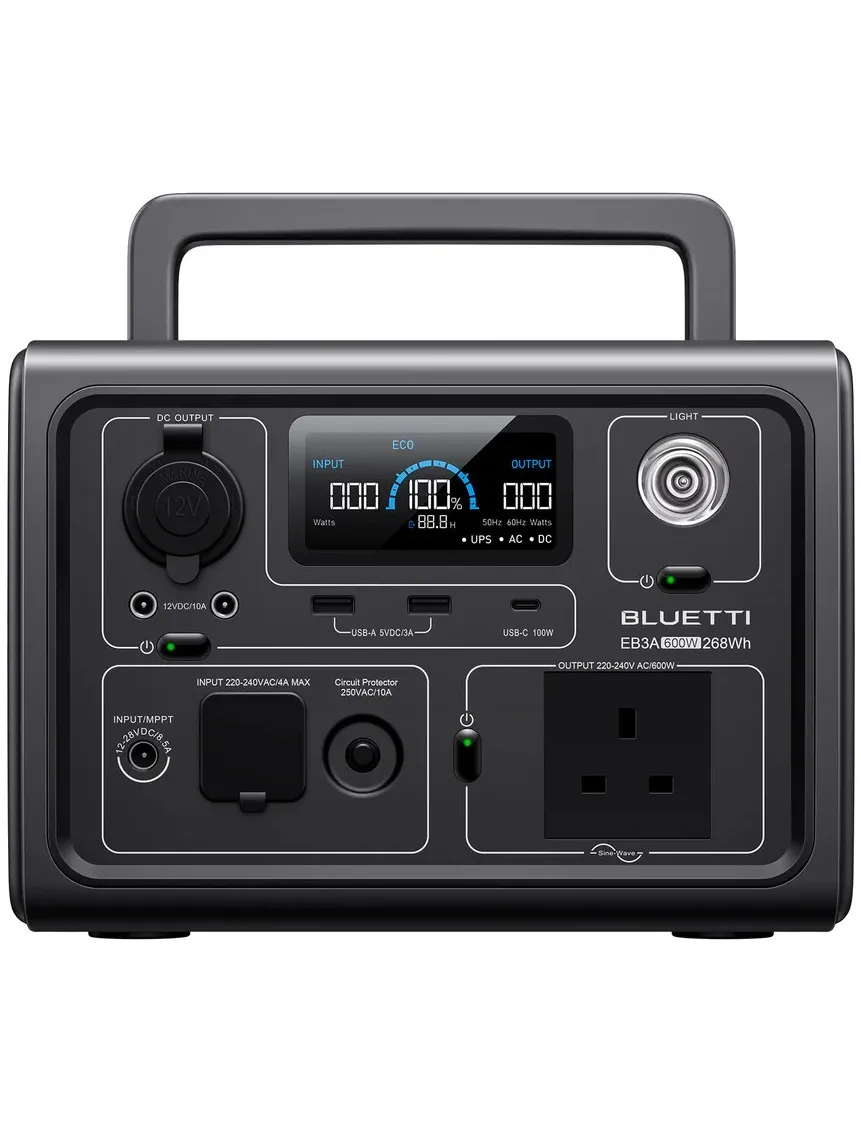 BLUETTI EB3A Portable Power Station (UK)