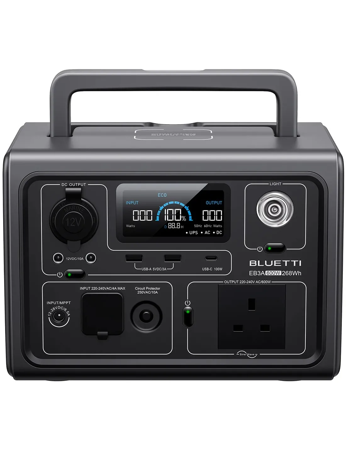 BLUETTI EB3A Portable Power Station (UK)