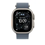 Apple Anchor Blue Ocean Band - Natural Titanium Finish для Apple Watch 44/45/46/49mm (MGCC4)