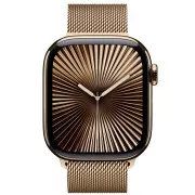 Apple Milanese Loop Gold для Apple Watch 44/45/46/49mm - S/M (MC7K4, MGJ44)