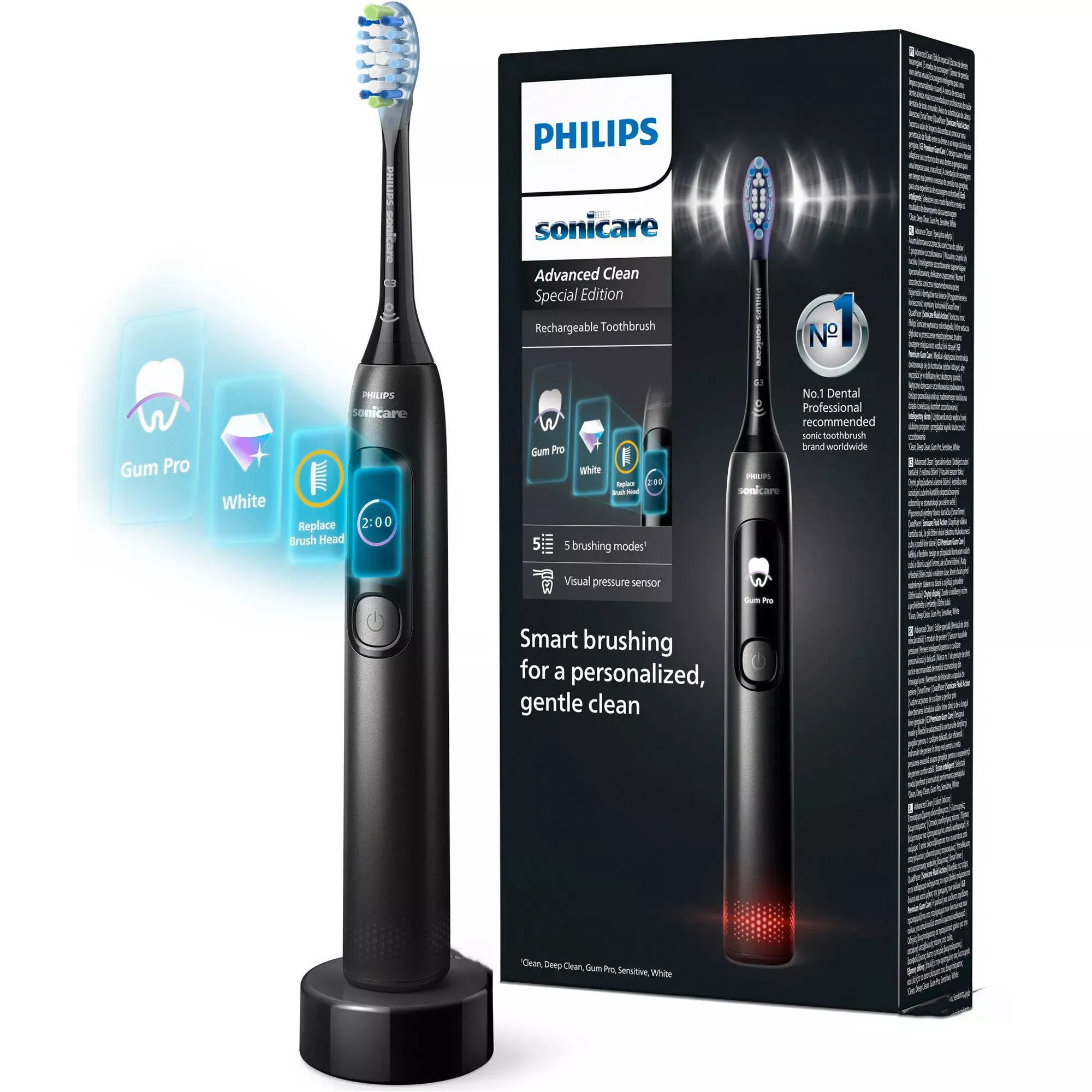 Philips Sonicare Advanced Clean HX3792/01 Тип устройства: электрическая