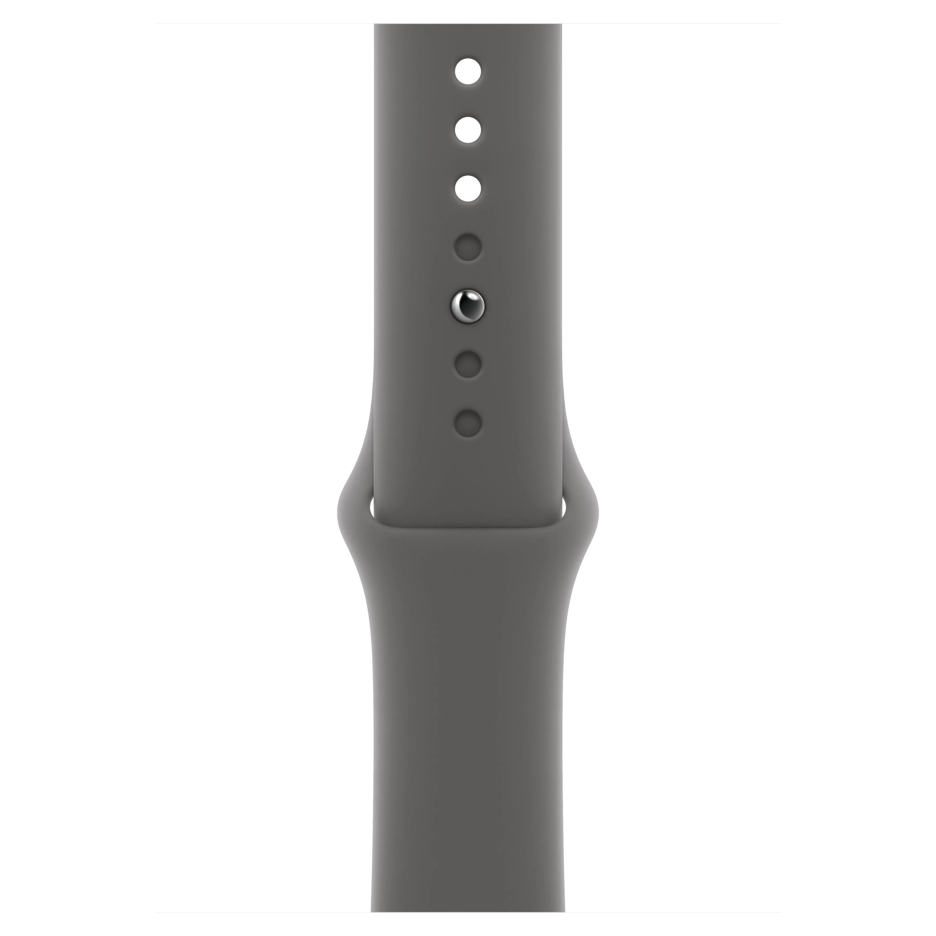 Apple Watch 11 GPS 46mm Jet Black Aluminum Case with Stone Grey Sport Band M/L (MEW84+MXLY3)