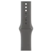 Apple Watch 11 GPS 46mm Jet Black Aluminum Case with Stone Grey Sport Band M/L (MEW84+MXLY3)