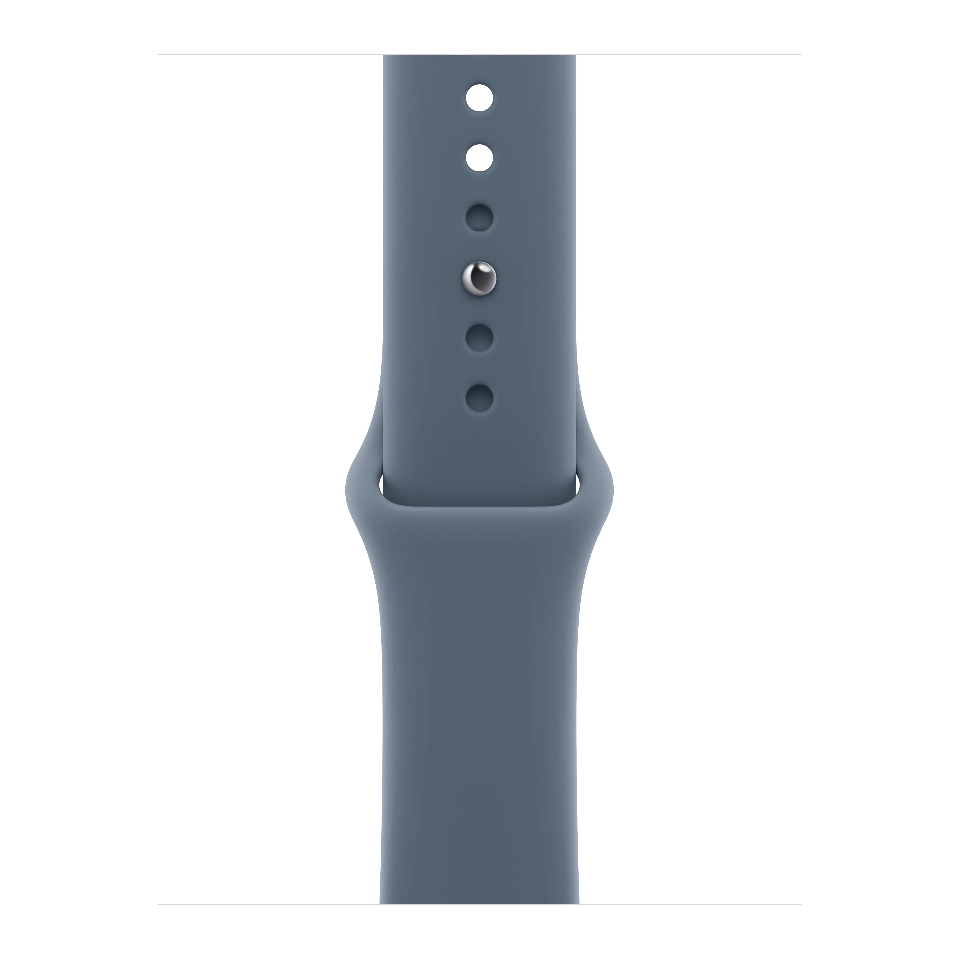 Apple Watch Series 11 GPS 42mm Space Grey Aluminum Case with Anchor Blue Sport Band M/L (MEW14+MFGF4)