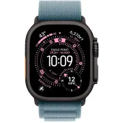 Ремешок Apple Light Blue Alpine Loop - Black Titanium Finish for Watch 44/45/46/49mm Medium (MG9L4)