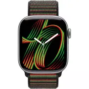 Apple Watch Series 11 GPS 42mm Space Grey Aluminum Case with Black Unity Sport Loop (MEW14+ MDF44)