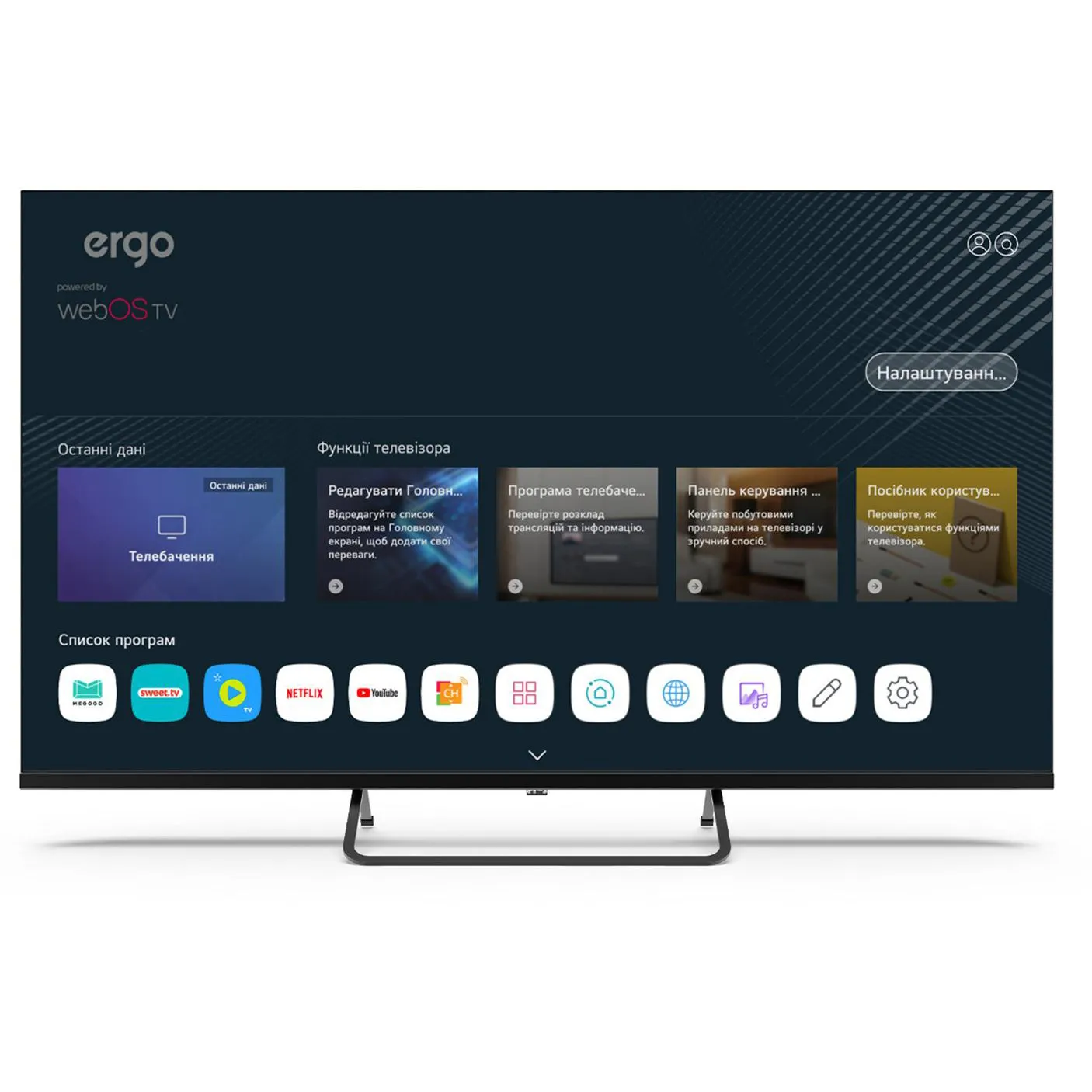 Ergo 43WUQ9200 (UA) QLED-телевизор / Диагональ 43