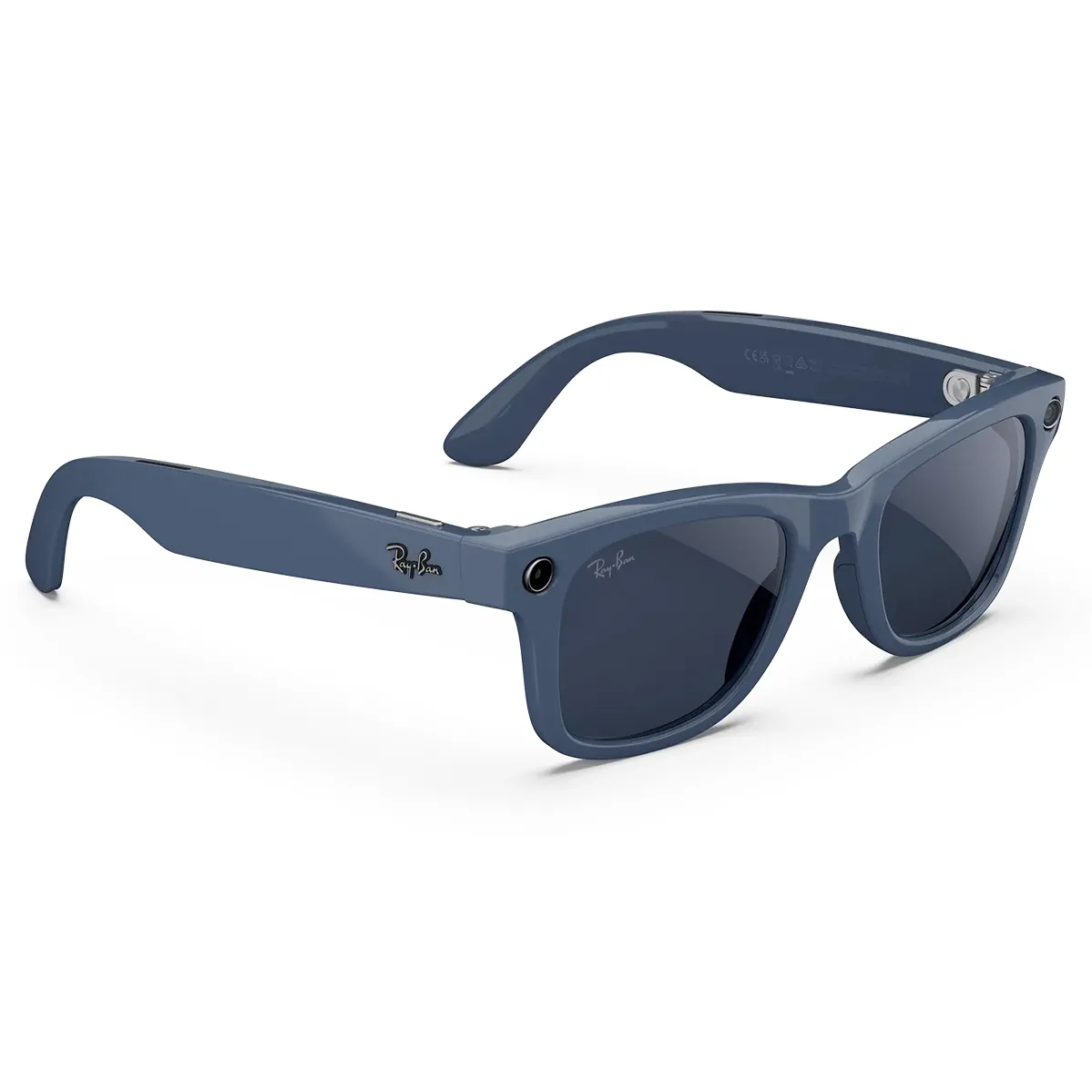 Смарт-окуляри Ray-Ban Meta Wayfarer Gen2 Large Shiny Cosmic Blue Frame/Clear to Sapphire Transit.Lens (RW4012 6628MF 53-22)