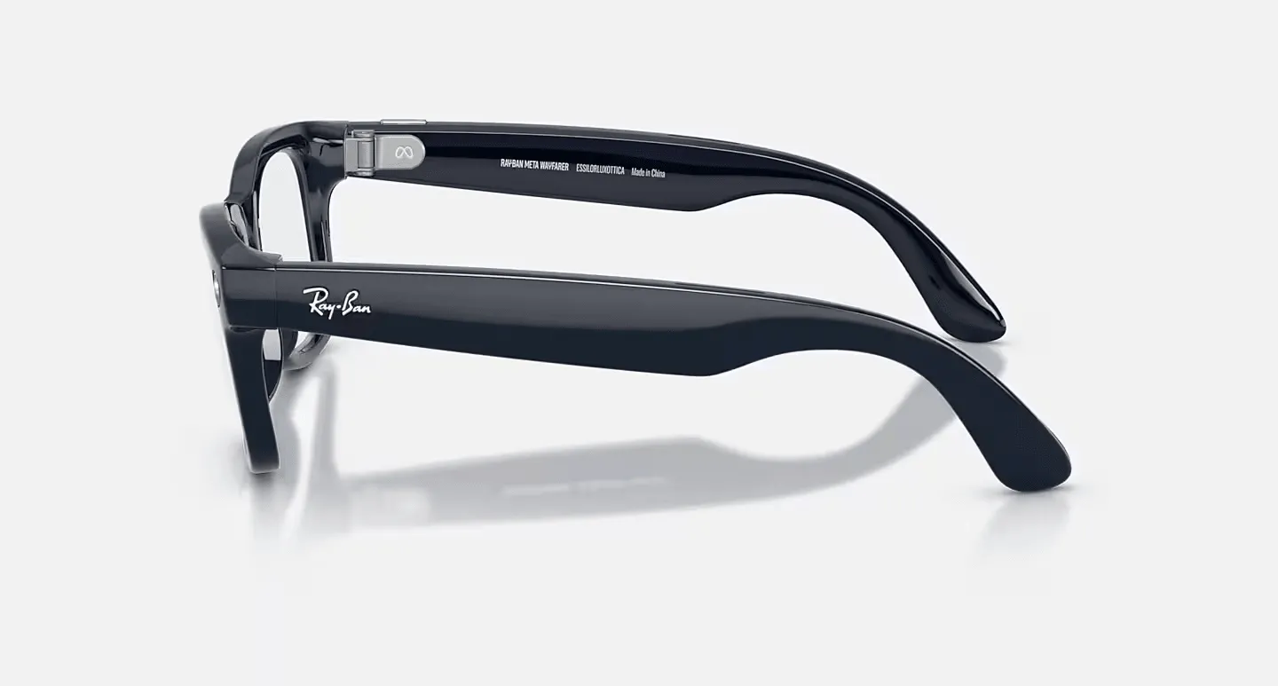 Смарт-окуляри Ray-Ban Meta Wayfarer Gen2 Large Shiny Cosmic Blue Frame/Clear to Sapphire Transit.Lens (RW4012 6628MF 53-22)