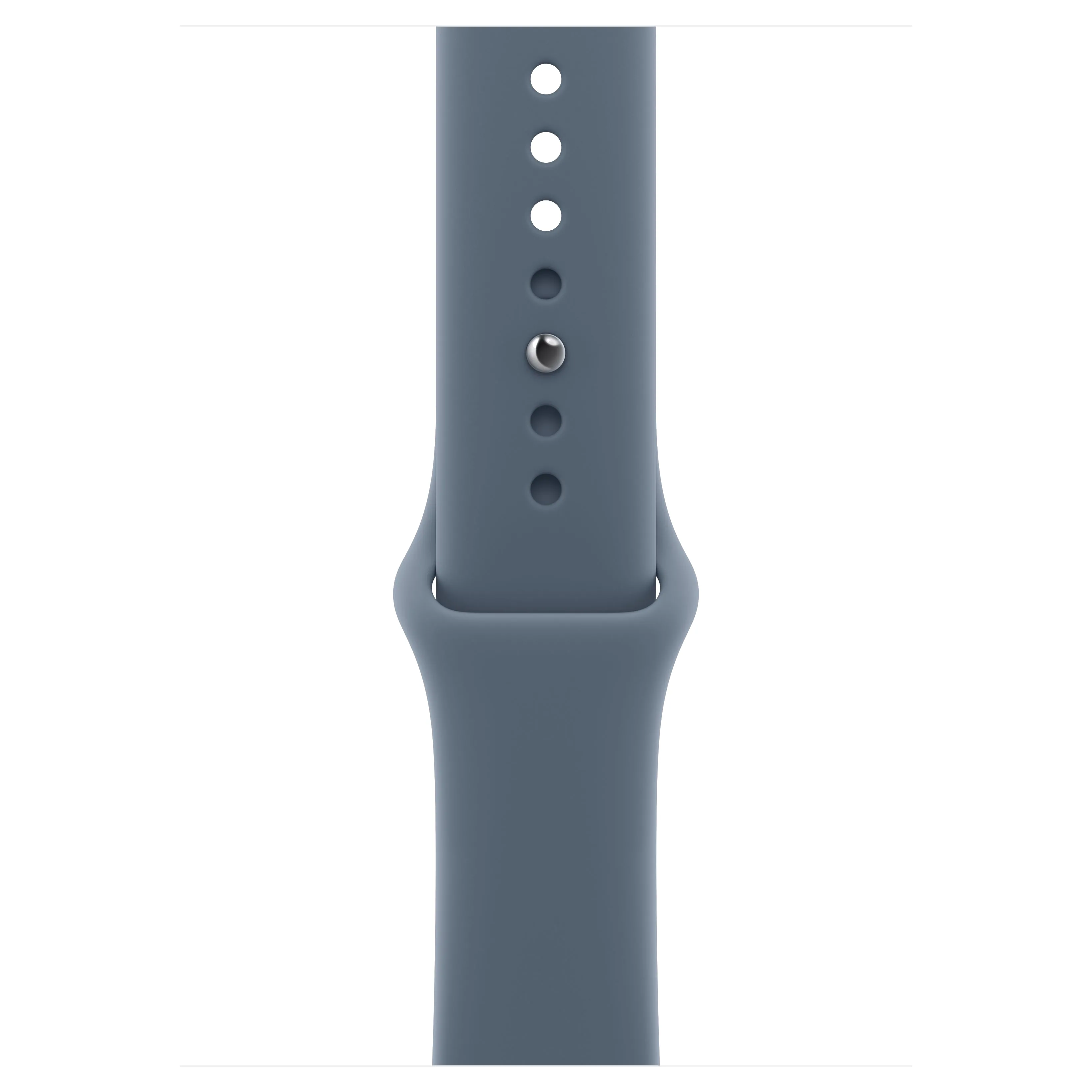 Apple Watch Series 11 GPS 46mm Silver Aluminium Case with Storm Blue Sport Band M/L (MEWC4+MT3R3)
