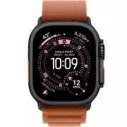 Ремешок Apple Terra Cotta Alpine Loop - Black Titanium Finish for Watch 44/45/46/49mm Medium (MG9E4)