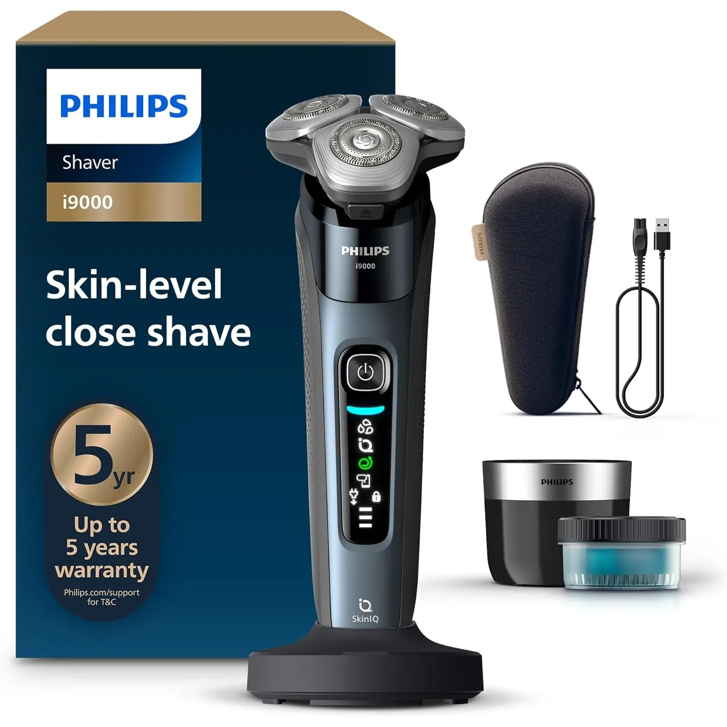Philips Series i9000 Prestige SkinIQ X9001/30 Тип: роторна електробритва / Тип