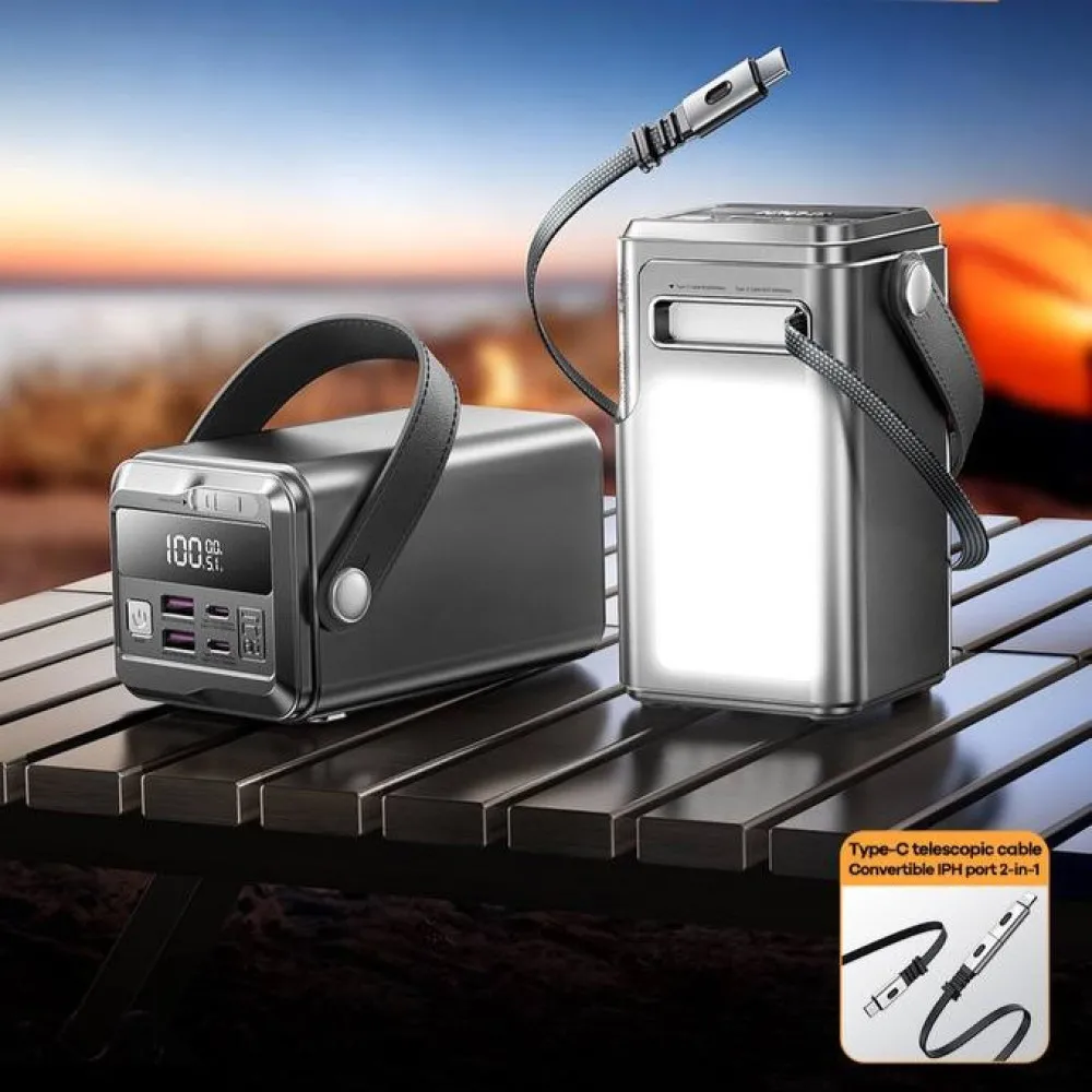 Remax FP-33 60000mAh 100W with LED Gray