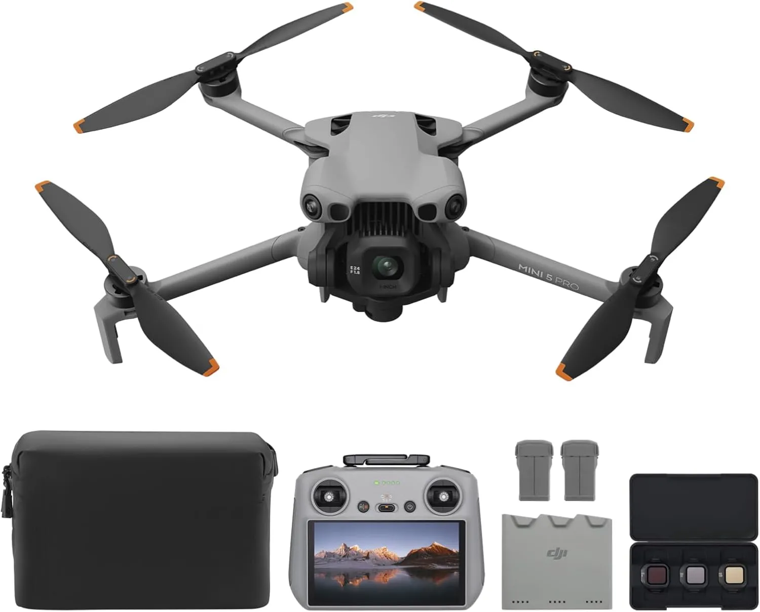 Квадрокоптер DJI Mini 5 Pro Fly More Combo Plus (DJI RC 2) Тип: складаний дрон / Матриця: 1
