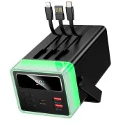 Hoco DB103A 60000mAh (2USB/1Type-C, PD/QC, 65W/3A) Black