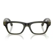 Ray-Ban Meta Blayzer Optics Gen 2 Standard Shiny Transparent Dark Olive / Demo Lens (RW7001 8530 50-19)