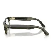 Ray-Ban Meta Blayzer Optics Gen 2 Standard Shiny Transparent Dark Olive / Demo Lens (RW7001 8530 50-19)