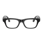 Ray-Ban Meta Blayzer Optics Gen 2 - Transparent Black Frame with Demo Lens (RW7001 8526 54-19)
