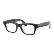 Ray-Ban Meta Blayzer Optics Gen 2 - Transparent Black Frame with Demo Lens (RW7001 8526 54-19)