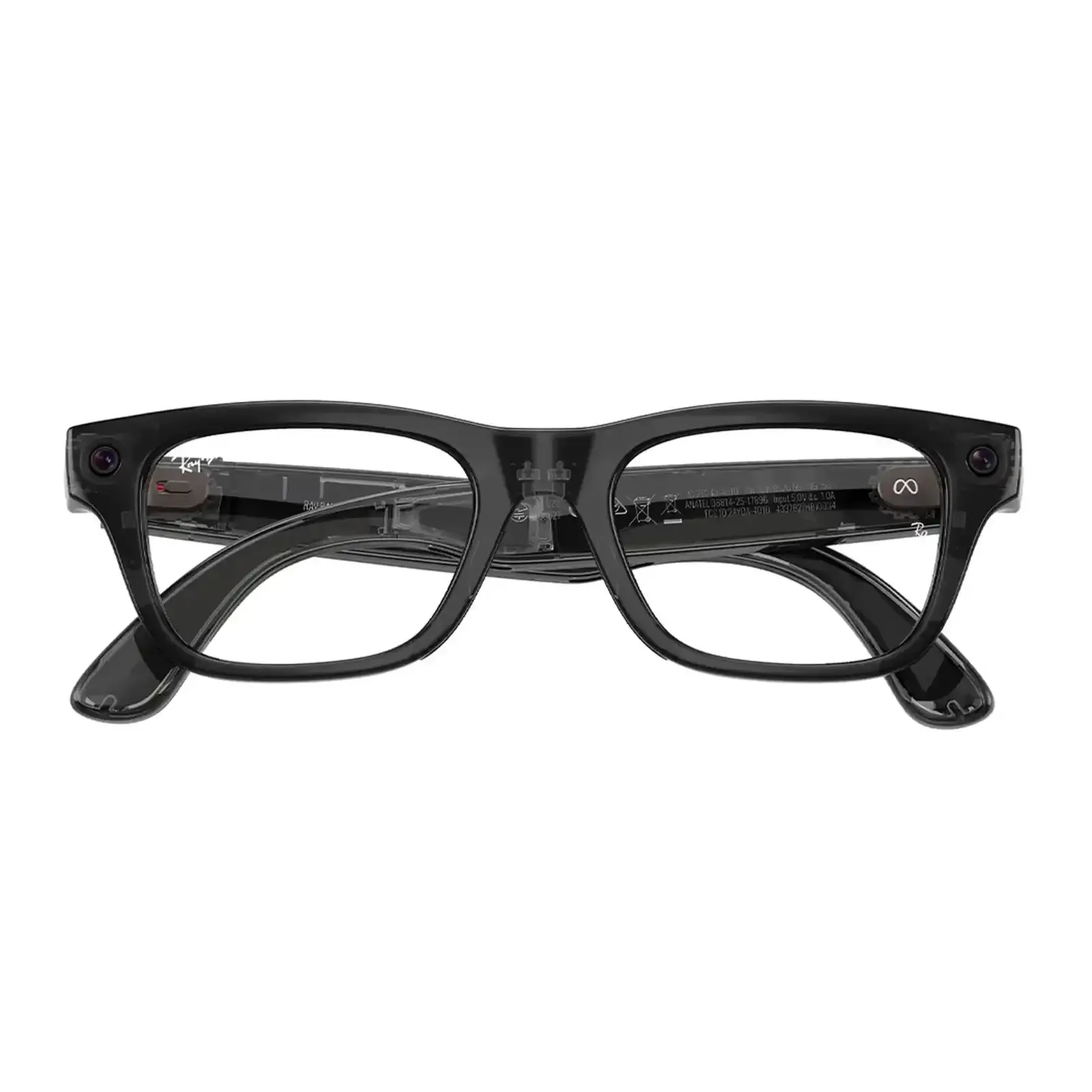 Ray-Ban Meta Blayzer Optics Gen 2 - Transparent Black Frame with Demo Lens (RW7001 8526 54-19)